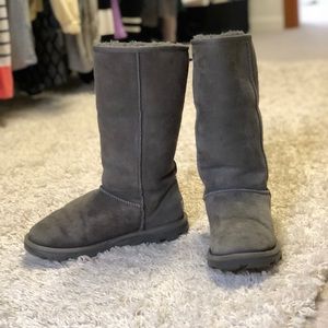 Tall Gray Ugg Boots